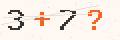 Captcha question