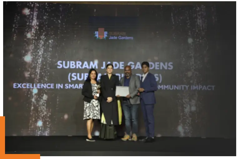 Subram Builders corporate achievement event showcasing milestone success